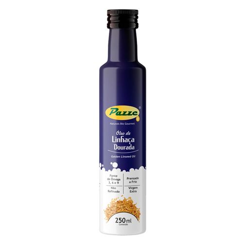 Óleo de Linhaça Dourada Extra Virgem Pazze 250ml Óleo de Linhaça Dourada Extra Virgem Pazze 250ml