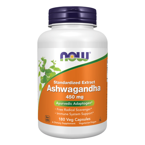 Ashwagandha 450mg 180 Cápsulas NOW Foods Ashwagandha 450mg 180 Cápsulas NOW Foods