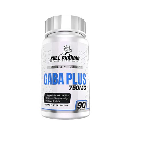 GABA PLUS 750mg 90 TABLETES BULL PHARMA