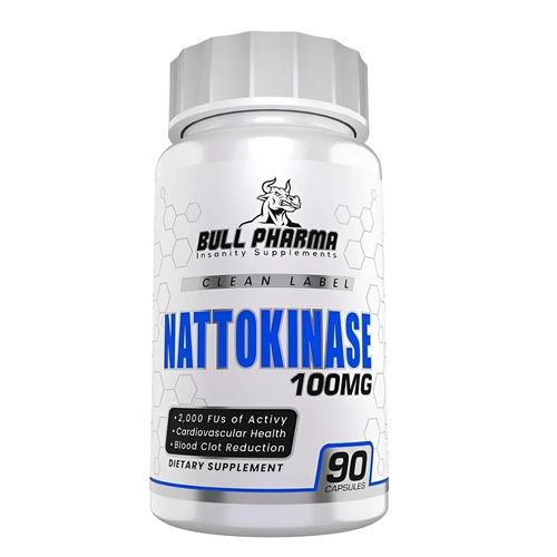 NATTOKINASE 100mg 90 CAPSULAS BULL PHARMA NATTOKINASE 100mg 90 CAPSULAS BULL PHARMA