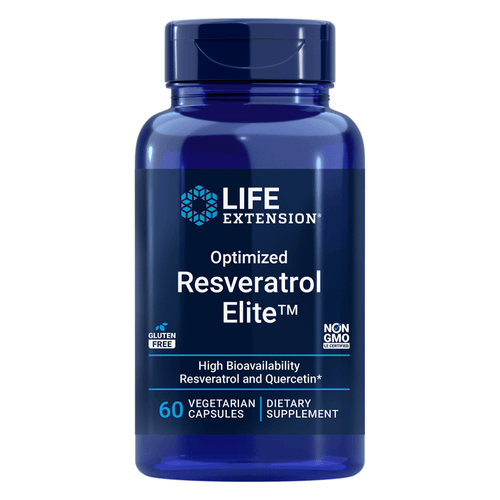 Resveratrol Elite Otimizado 60 Cápsulas Life Extension Resveratrol Elite Otimizado 60 Cápsulas Life Extension