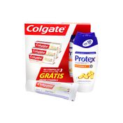 Creme Dental Colgate Total 12 Clean Mint C 3 Sabonete Líquido Protex