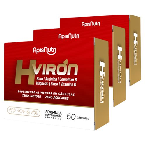Kit 3 H Viron Apisnutri 60 Cápsulas Kit 3 H Viron Apisnutri 60 Cápsulas