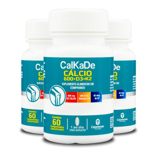 Kit 3 Calkade Catarinense 60 Comprimidos Kit 3 Calkade Catarinense 60 Comprimidos