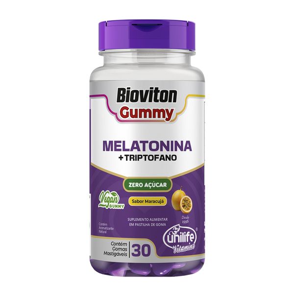 Gummy Melatonina Unilife 30 Gomas Maracujá