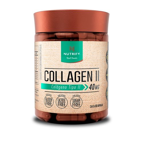 Collagen II Colágeno Tipo 2 Nutrify 60 Cápsulas Collagen II Colágeno Tipo 2 Nutrify 60 Cápsulas