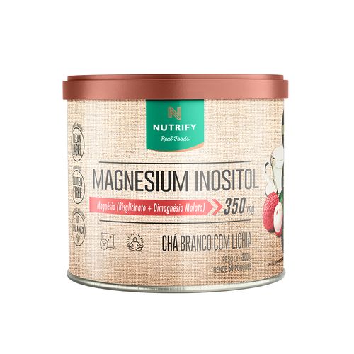 Magnesium Inositol Nutrify 350g Chá Branco com Lichia Magnesium Inositol Nutrify 350g Chá Branco com Lichia