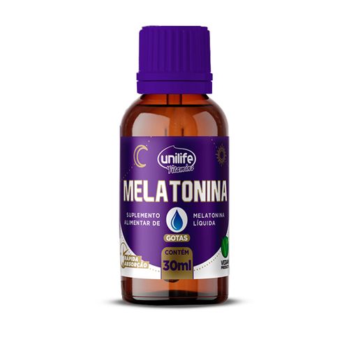 Melatonina em gotas Unilife 30ml Melatonina em gotas Unilife 30ml