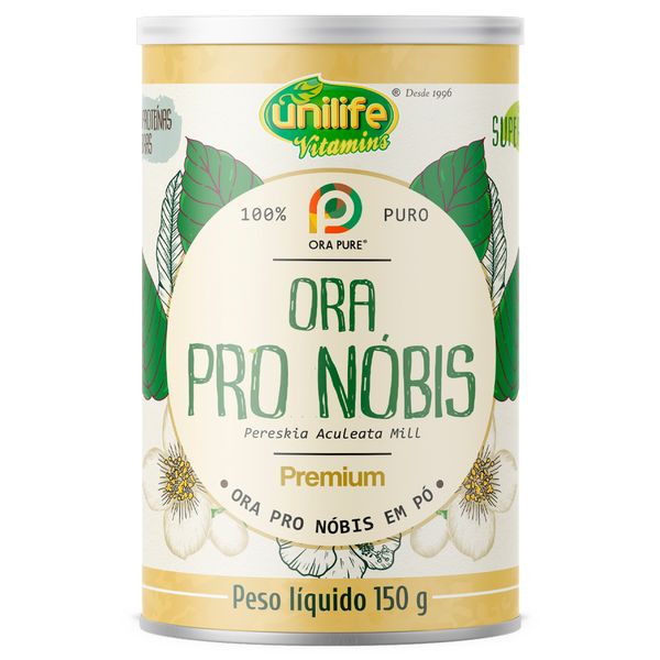 Ora Pro-Nóbis Pereskia Aculeata Mill Unilife em Pó 150g