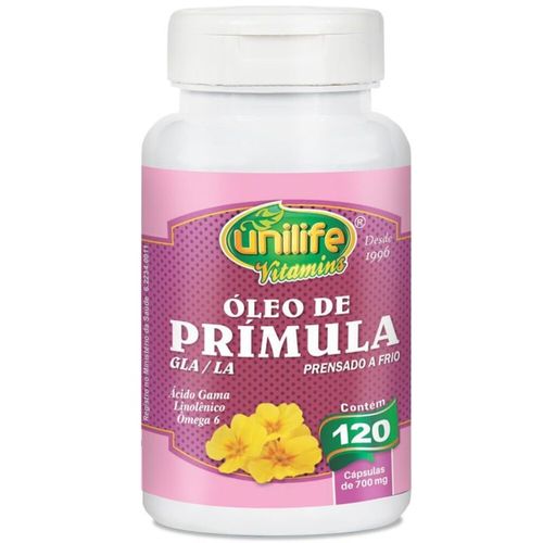 Óleo de Prímula Unilife 120 Cápsulas