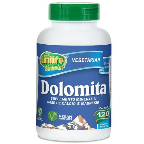 Dolomita 120 cápsulas Unilife Dolomita 120 cápsulas Unilife