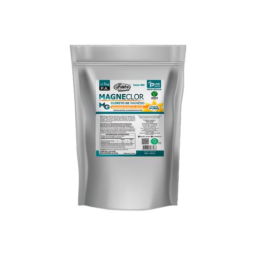 Magneclor Cloreto de Magnésio P.A Unilife 1kg Magneclor Cloreto de Magnésio P.A Unilife 1kg