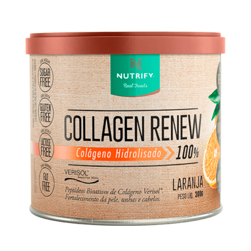 Collagen Renew Colágeno Hidrolisado Laranja Nutrify 300g Collagen Renew Colágeno Hidrolisado Laranja Nutrify 300g