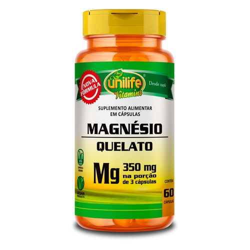 Magnésio Quelato Unilife 60 Cápsulas