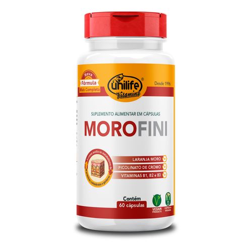 Morofini Laranja Moro Unilife 60 cápsulas
