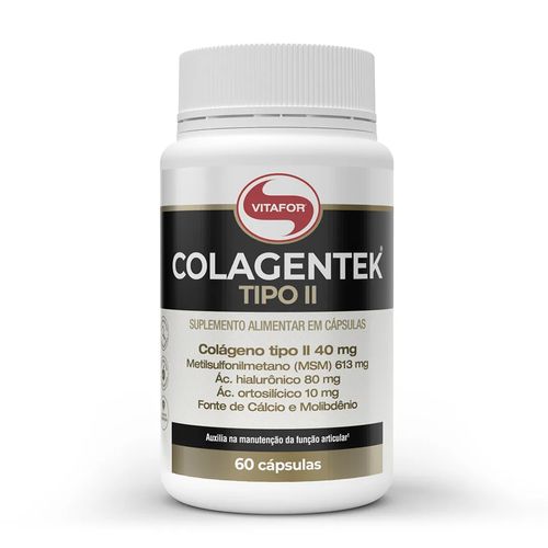 Colagentek Vitafor Tipo II 60 Cápsulas Colagentek Vitafor Tipo II 60 Cápsulas