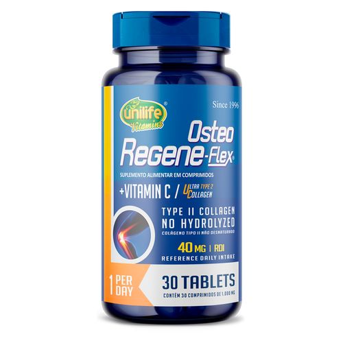 Colágeno tipo 2 II 40mg Regeneflex Osteo Unilife