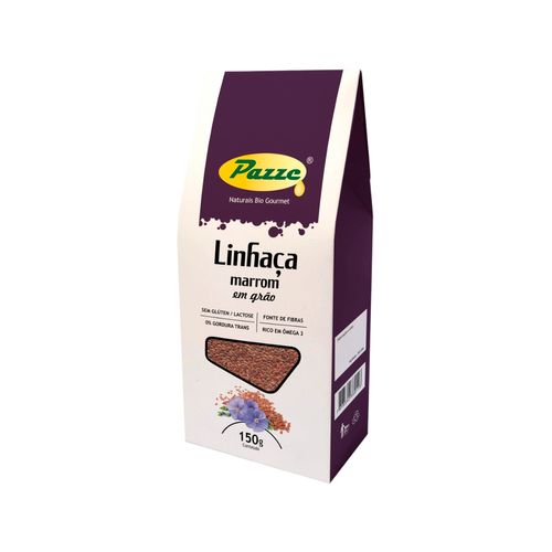 Grão de Linhaça Marrom Pazze 150 Gramas Grão de Linhaça Marrom Pazze 150 Gramas