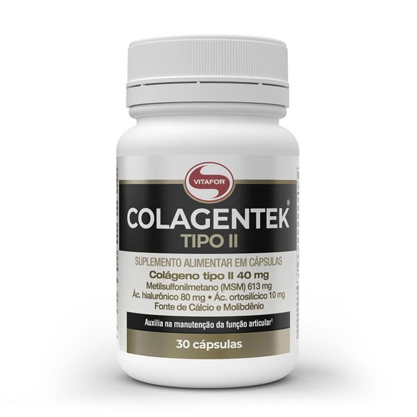 Colagentek Vitafor Tipo II 30 Cápsulas