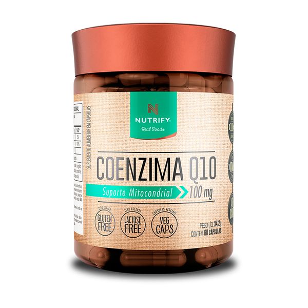 Coenzima Q10 + Vitamina E Nutrify 60 Cápsulas