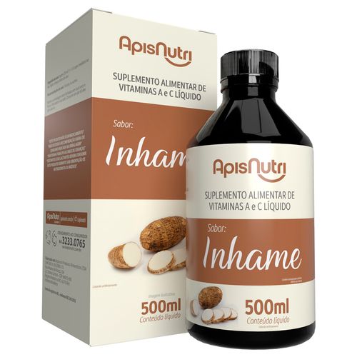 Elixir de Inhame Vitamínico 500ml Apisnutri Elixir de Inhame Vitamínico 500ml Apisnutri