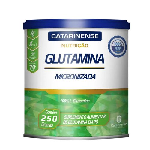Glutamina Micronizada Catarinense 250g Glutamina Micronizada Catarinense 250g