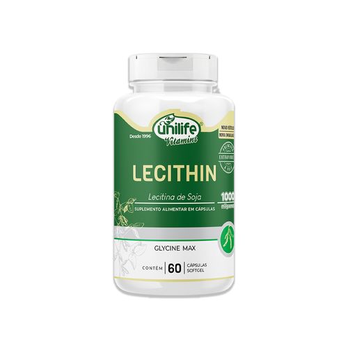 Lecitina de Soja Unilife 60 Cápsulas