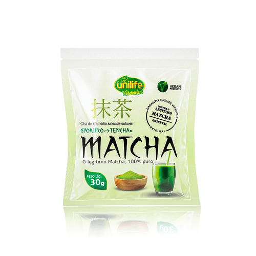 Matcha Puro Vegano Unilife 30g Solúvel Matcha Puro Vegano Unilife 30g Solúvel