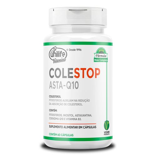 Colestop Asta Q10 Unilife 60 cápsulas