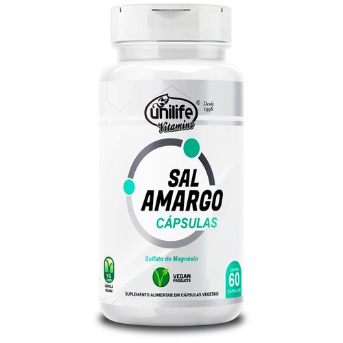 Sal Amargo Unilife 60 Cápsulas 850mg