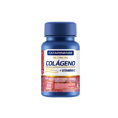 Colágeno Verisol + Vitamina C Catarinense 60 cápsulas Colágeno Verisol + Vitamina C Catarinense 60 cápsulas