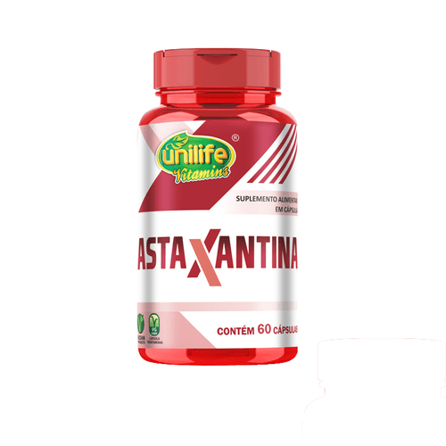 Astaxantina 400mg Unilife 60 cápsulas