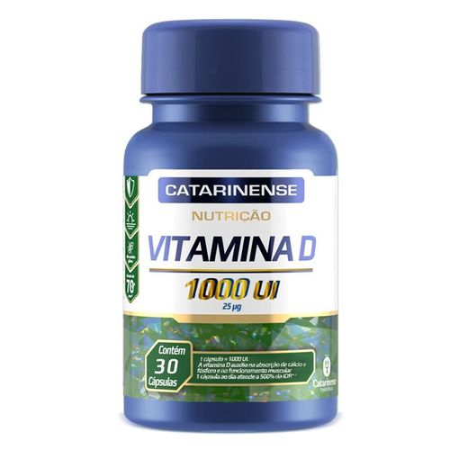 Vitamina D 1000ui Catarinense 30 cápsulas Vitamina D 1000ui Catarinense 30 cápsulas