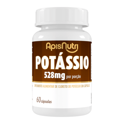 Suplemento Mineral de Potássio Apisnutri 60 Cápsulas