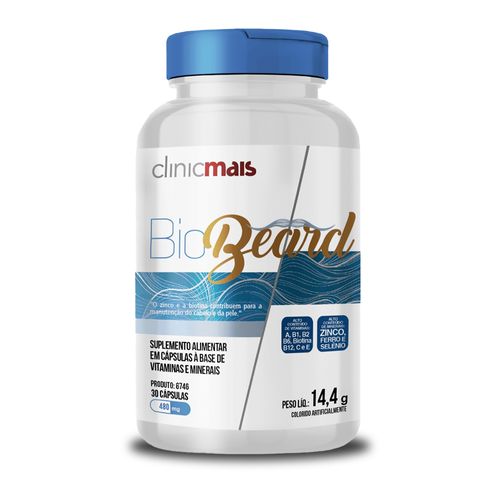 Biobeard ClinicMais 30 Cápsulas 480mg