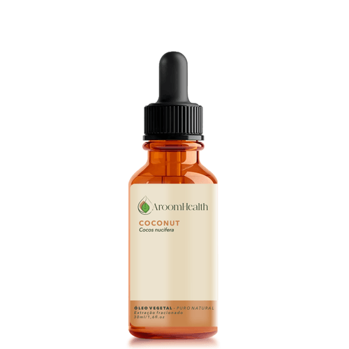 Óleo vegetal puro natural de Coconut - 30ml
