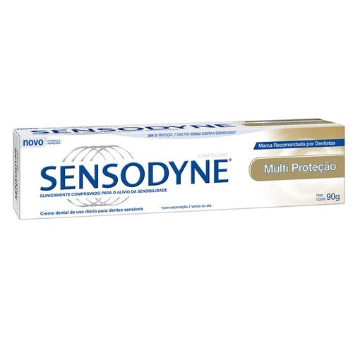 Creme Dental Sensodyne Multiproteção 90g Creme Dental Sensodyne Multiproteção 90g