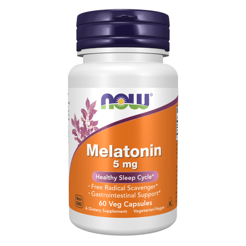 Melatonina 5mg 60 Cápsulas NOW Foods Melatonina 5mg 60 Cápsulas NOW Foods