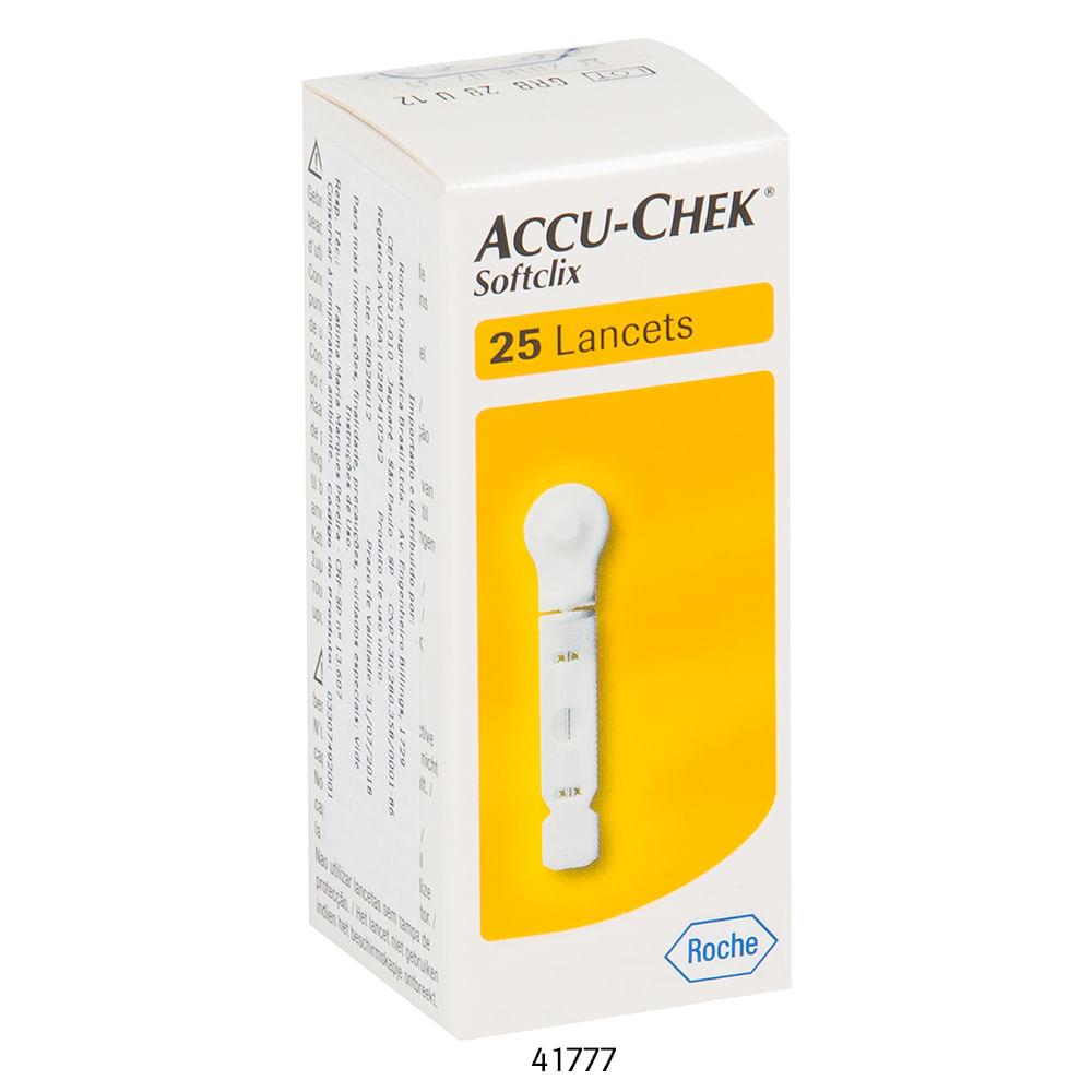 LANCETAS SOFTCLIX ACCU-CHEK 25 LANC