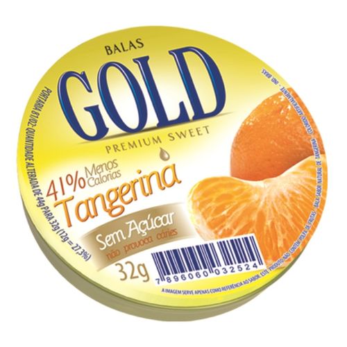 Bala Gold Tangerina 32g Bala Gold Tangerina 32g