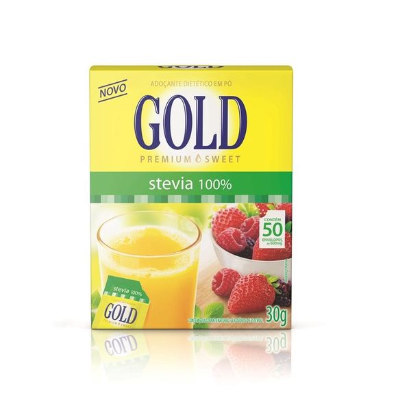 Gold Stevia 50 sachês 0,6g