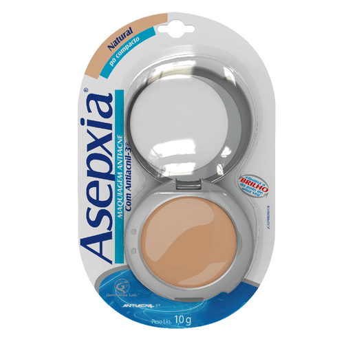 Maquiagem Antiacne em Pó Natural Asepxia 10g Maquiagem Antiacne em Pó Natural Asepxia 10g