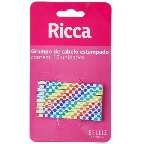 Grampo De Cabelo Ricca Style Colors