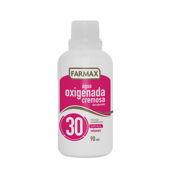 Água Oxigenada Farmax Cremosa 90ml Vol. 30