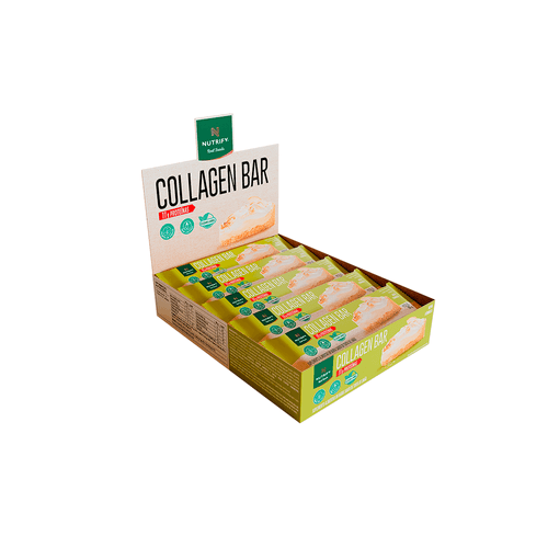 Collagen Bar Nutrify Barra de proteína Torta de Limão 10und