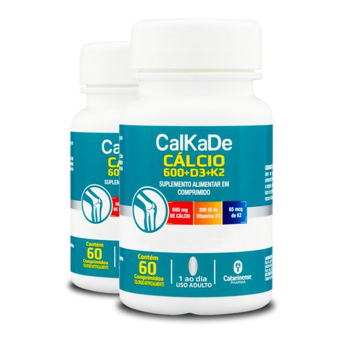 Kit 2 Calkade Catarinense 60 Comprimidos Kit 2 Calkade Catarinense 60 Comprimidos