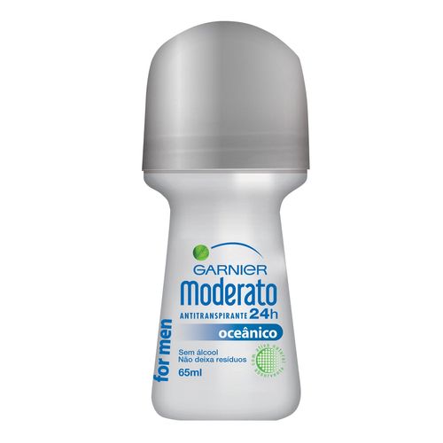 Desodorante Moderato Roll On Oceânico Garnier Masculino 65ml Desodorante Moderato Roll On Oceânico Garnier Masculino 65ml
