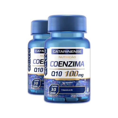 Kit 2 Coenzima Q10 100mg Catarinense 30 cápsulas