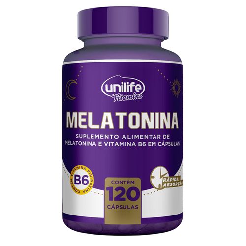 Melatonina + B6 Unilife 120 cápsulas Melatonina + B6 Unilife 120 cápsulas