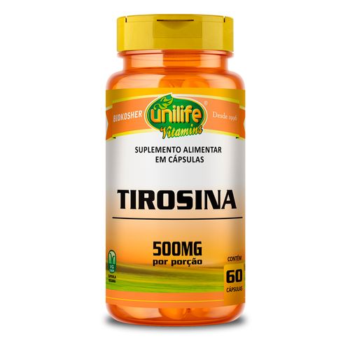 Tirosina Unilife 60 Cápsulas 470mg